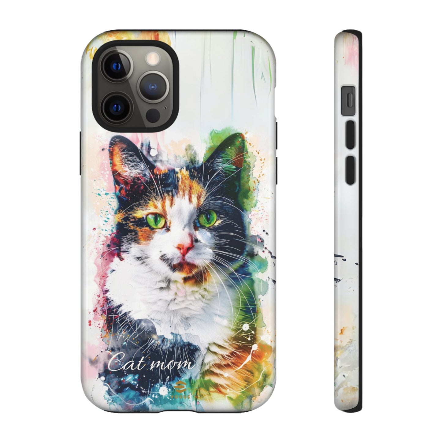 Custom Cat Mom iPhone Tough Case