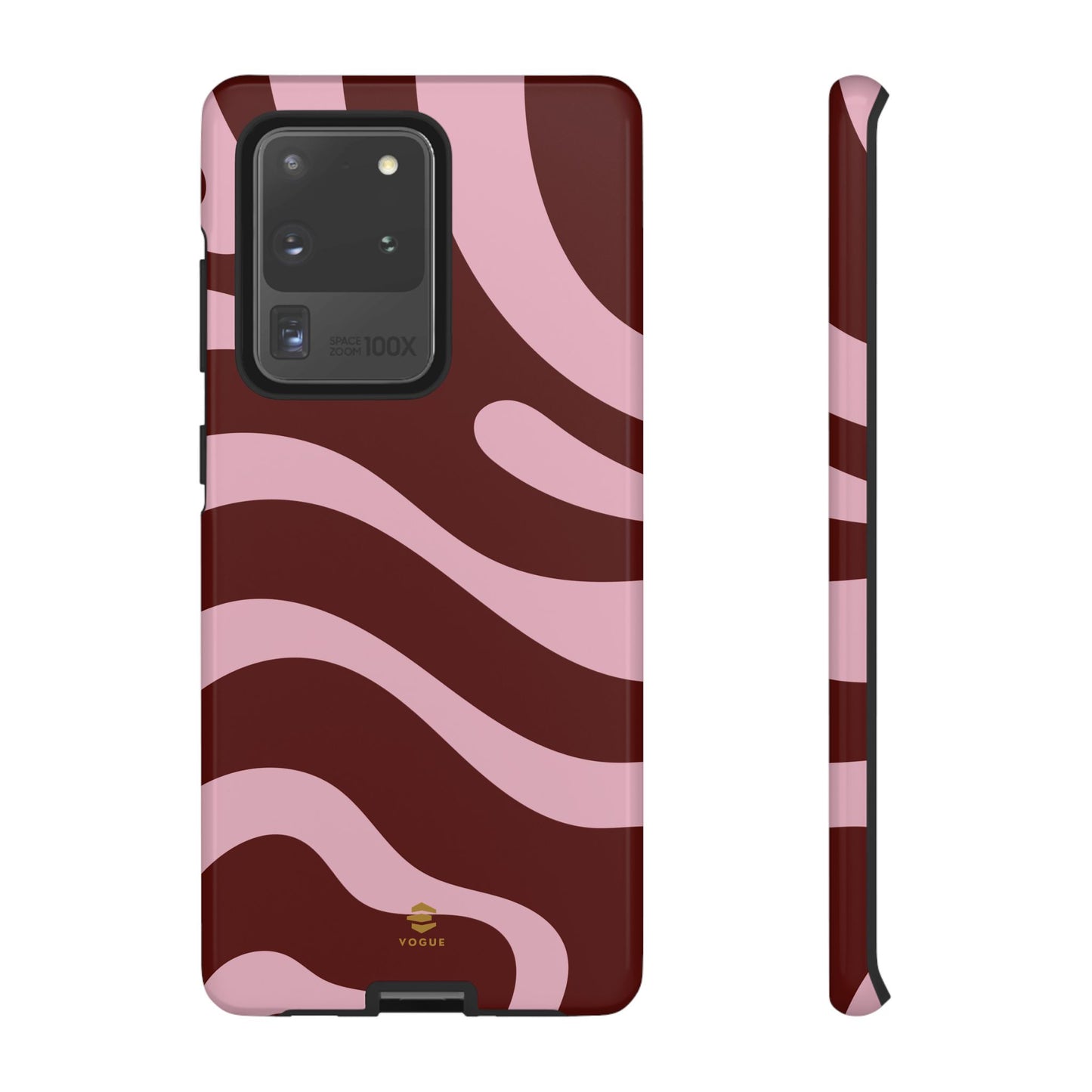 Maroon Ripple Samsung Galaxy Case