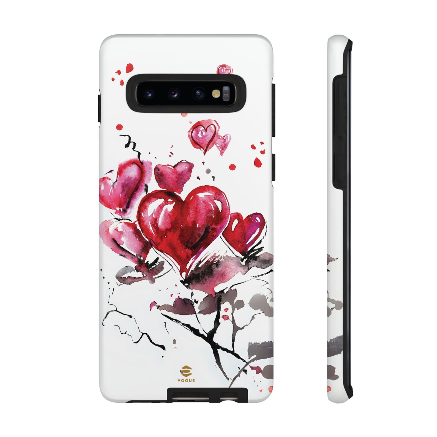 Abstract Hearts Art - Samsung  Phone Case, Love, Valentine's Day Gift for Her Protective tough cover