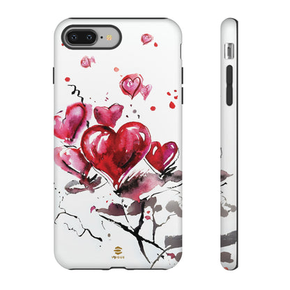 Abstract Hearts Art - iPhone Case, Love, Valentine's Day Gift for Her Protective tough Cover