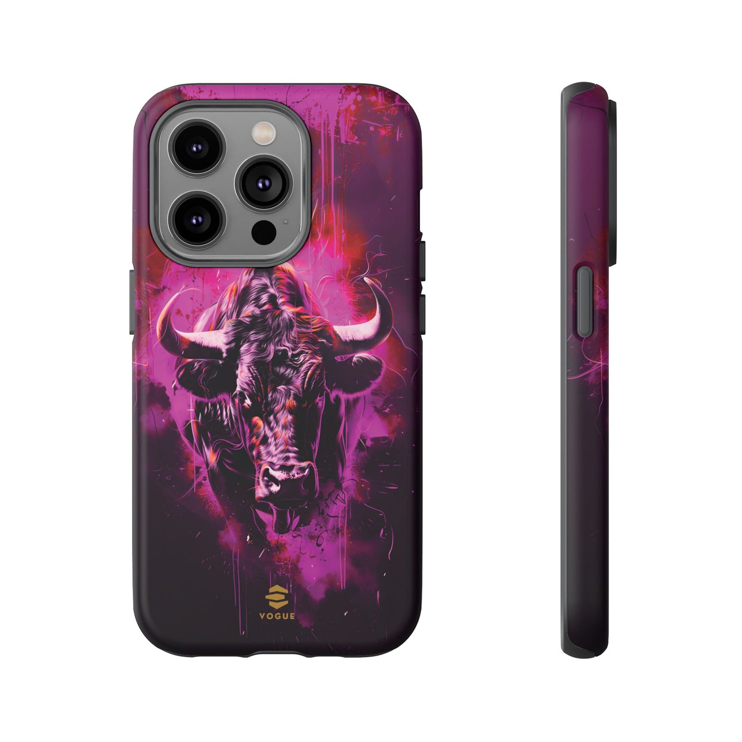 Bull Hot Pink iPhone Case