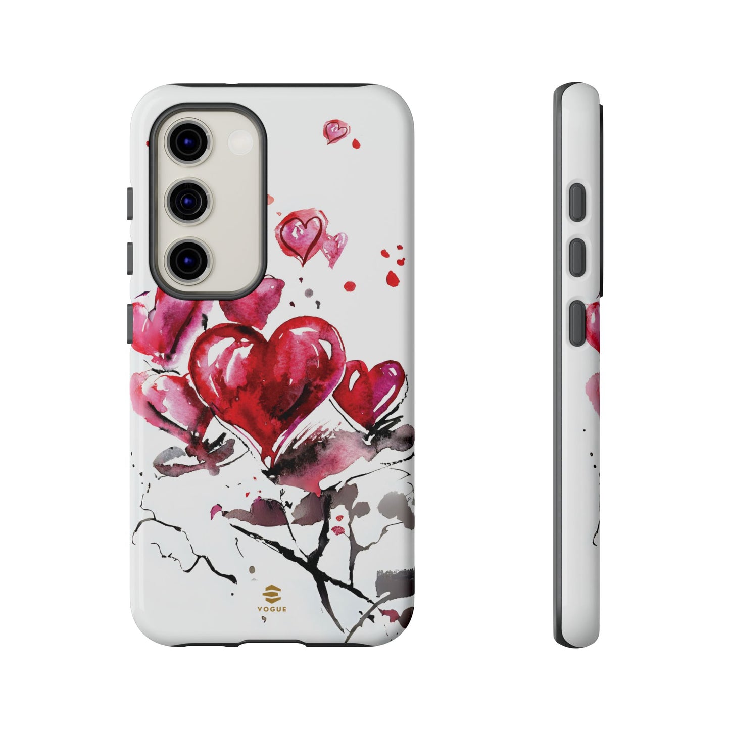 Abstract Hearts Art - Samsung  Phone Case, Love, Valentine's Day Gift for Her Protective tough cover