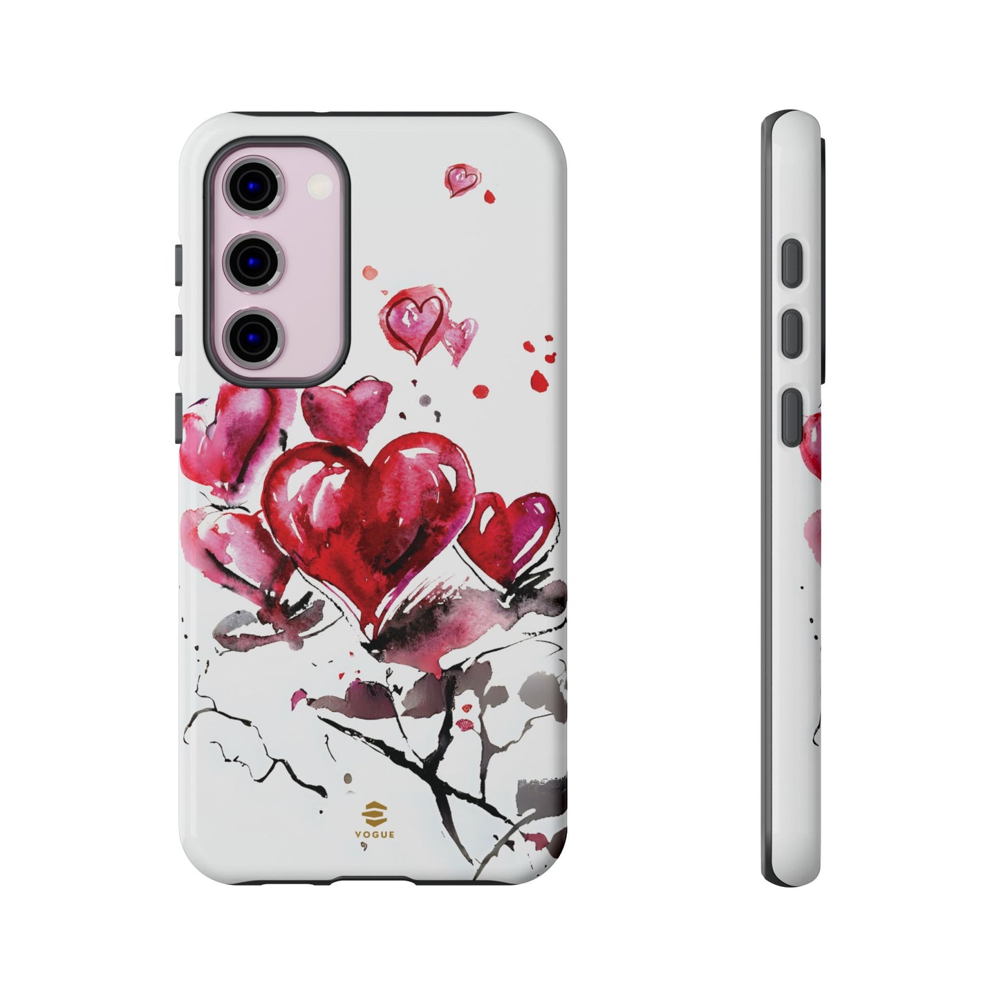 Abstract Hearts Art - Samsung  Phone Case, Love, Valentine's Day Gift for Her Protective tough cover