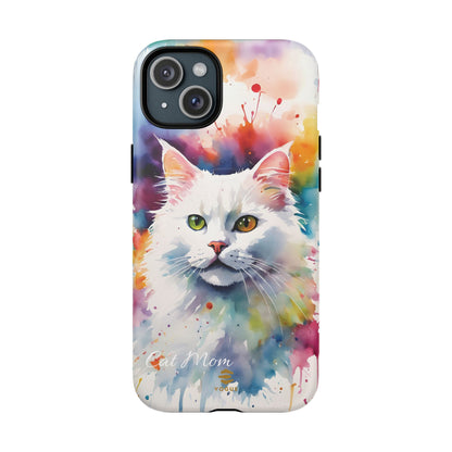 Custom White Cat  Magsafe Phone Case