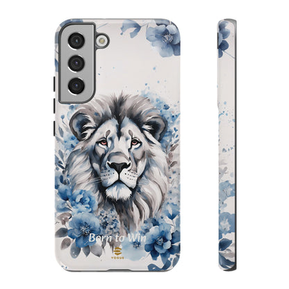 Lion Born to Win Samsung Galaxy Tough Phone Case