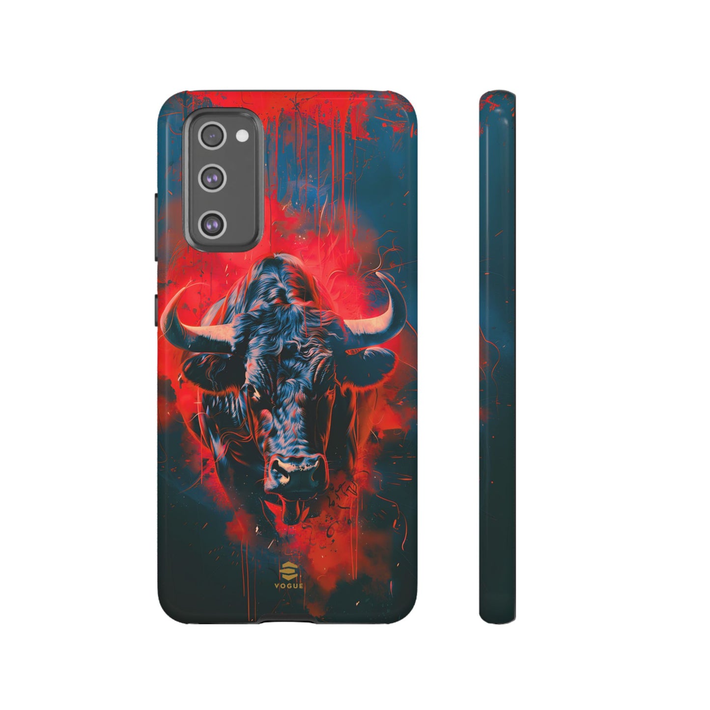 Bull Teal  Samsung Galaxy phone case