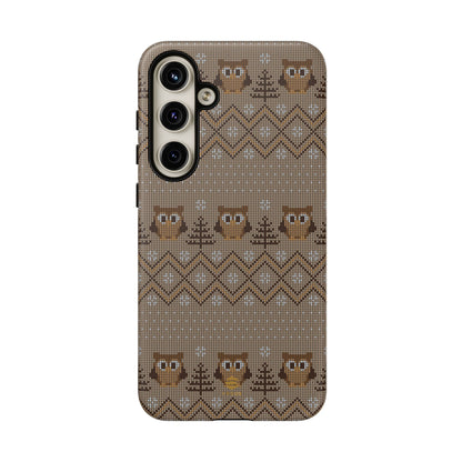 Owl Xmas Jumper Samsung Galaxy Case