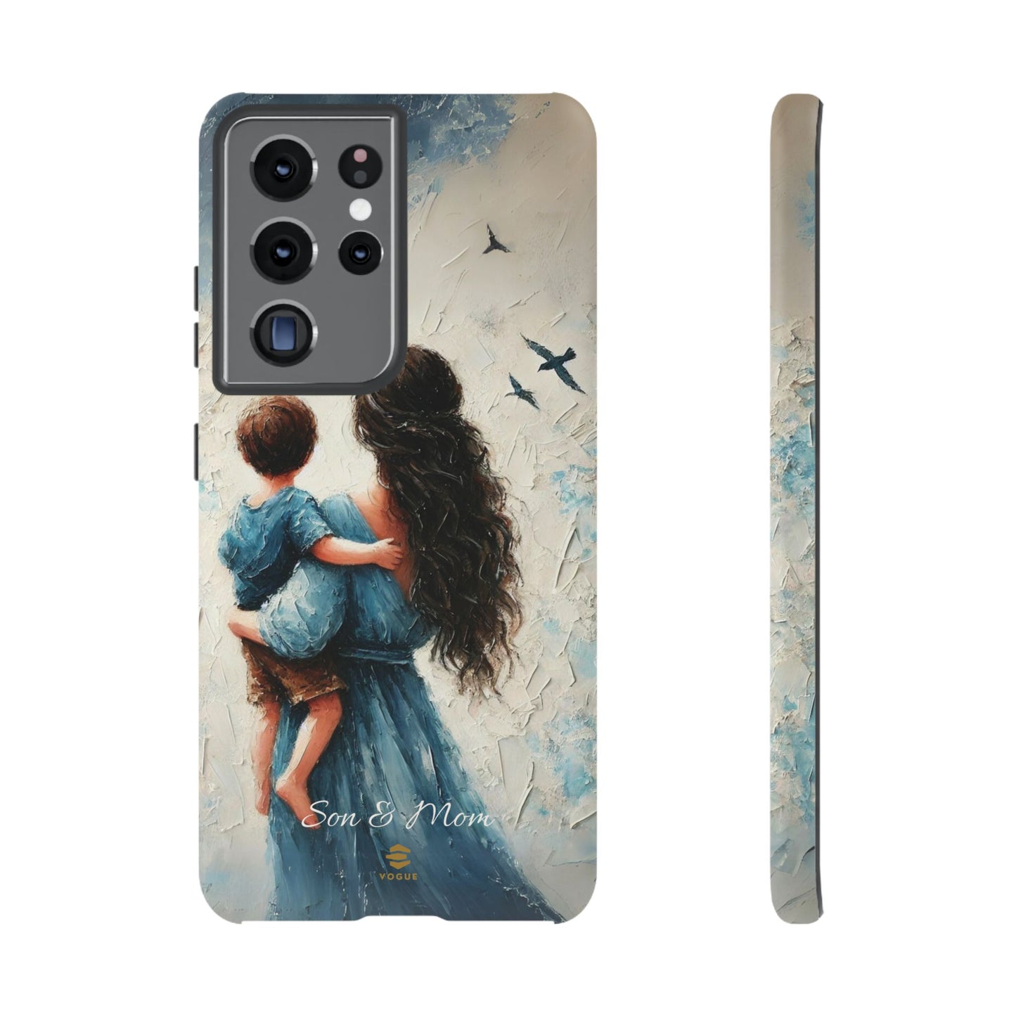 Custom Son & Mom Samsung Galaxy Tough Phone Case