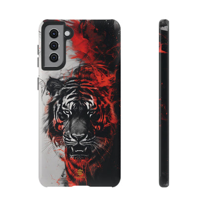 Funda Samsung con diseño de tigre