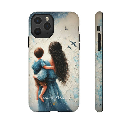 Custom Son & Mom iPhone Tough Case