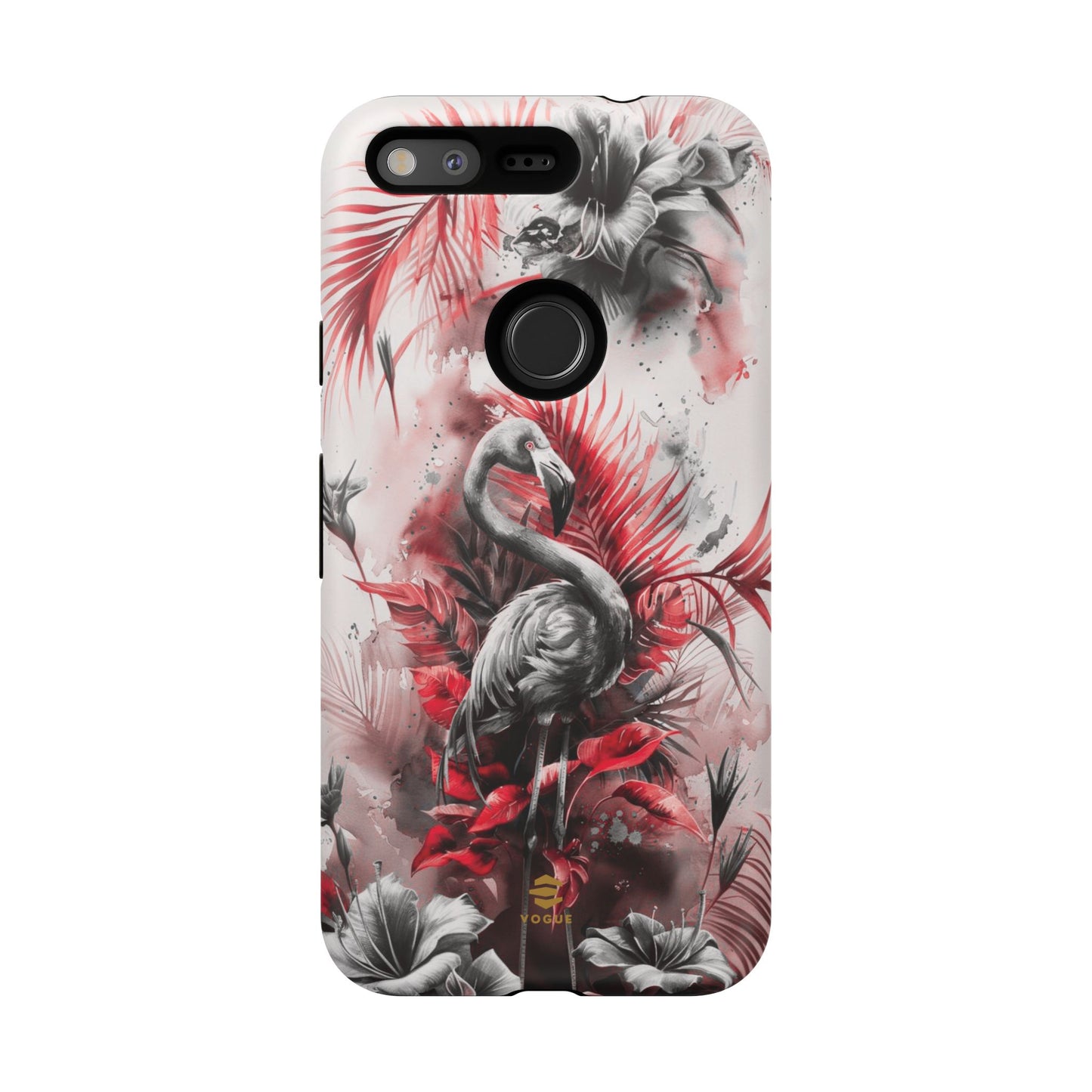 Flamingo Tropical Design Tough Phone Case Pixel