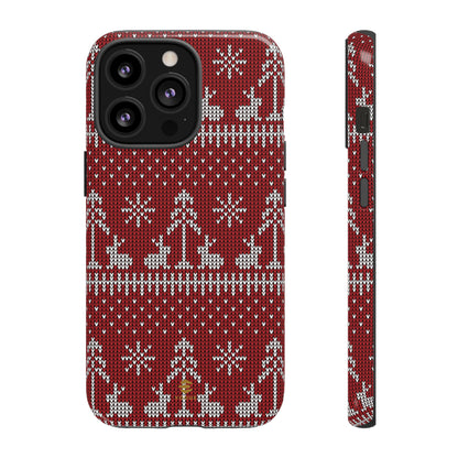 Red Xmas Jumper iPhone case