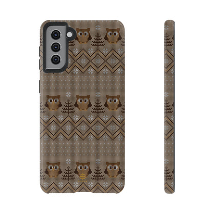 Owl Xmas Jumper Samsung Galaxy Case