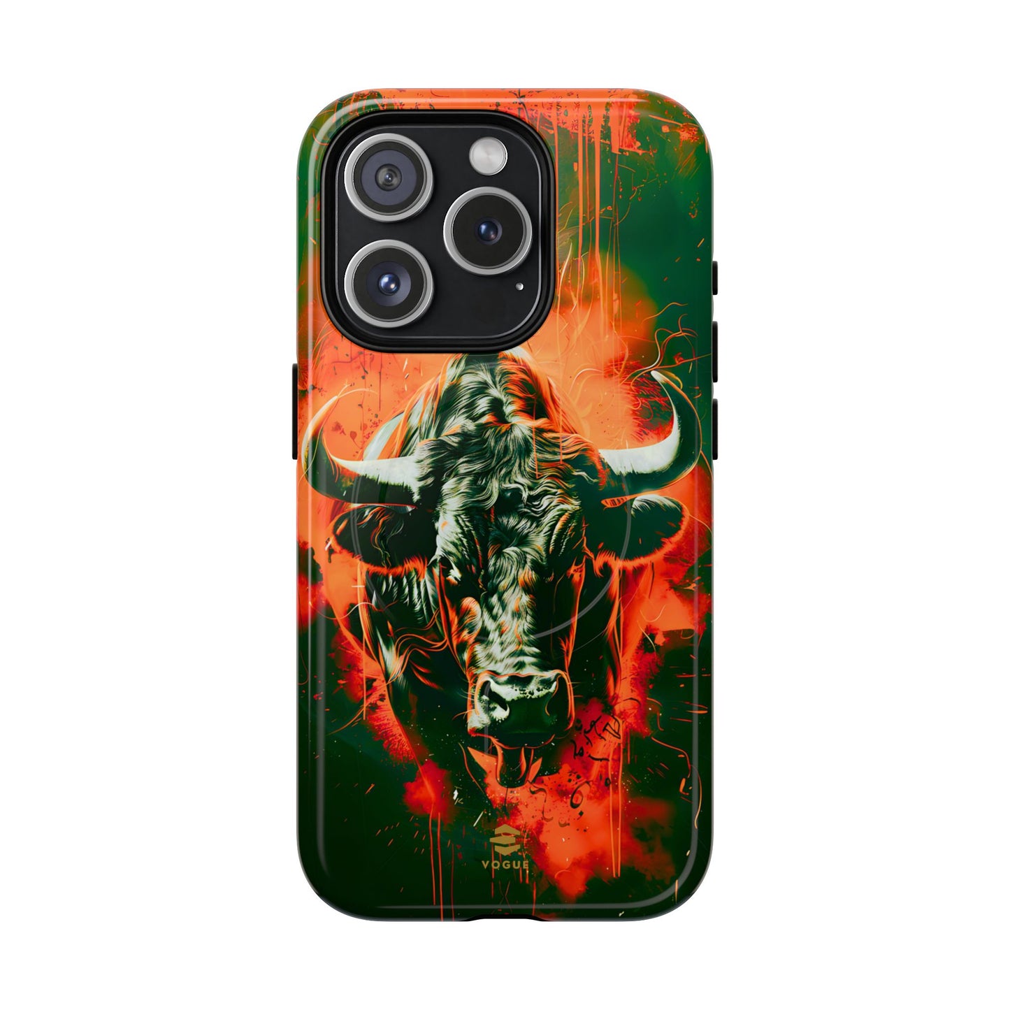 Green Bull MagSafe iPhone Case