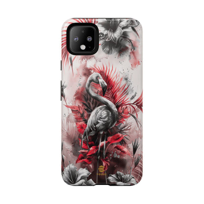 Flamingo Tropical Design Tough Phone Case Pixel