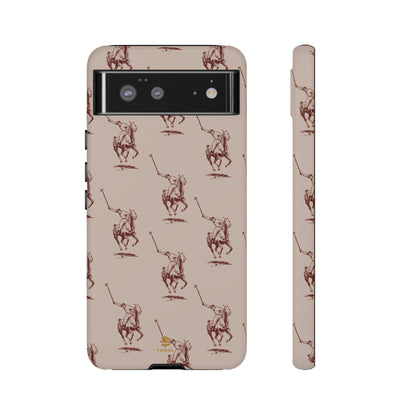 Polo Player Brown Google Pixel Case