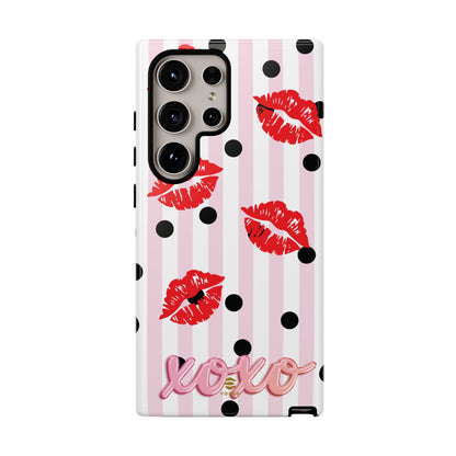 Berry Kiss Phone Case Valentine's day gift for her Samsung Galaxy Tough Case