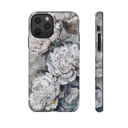 Funda para iPhone con pintura de peonías