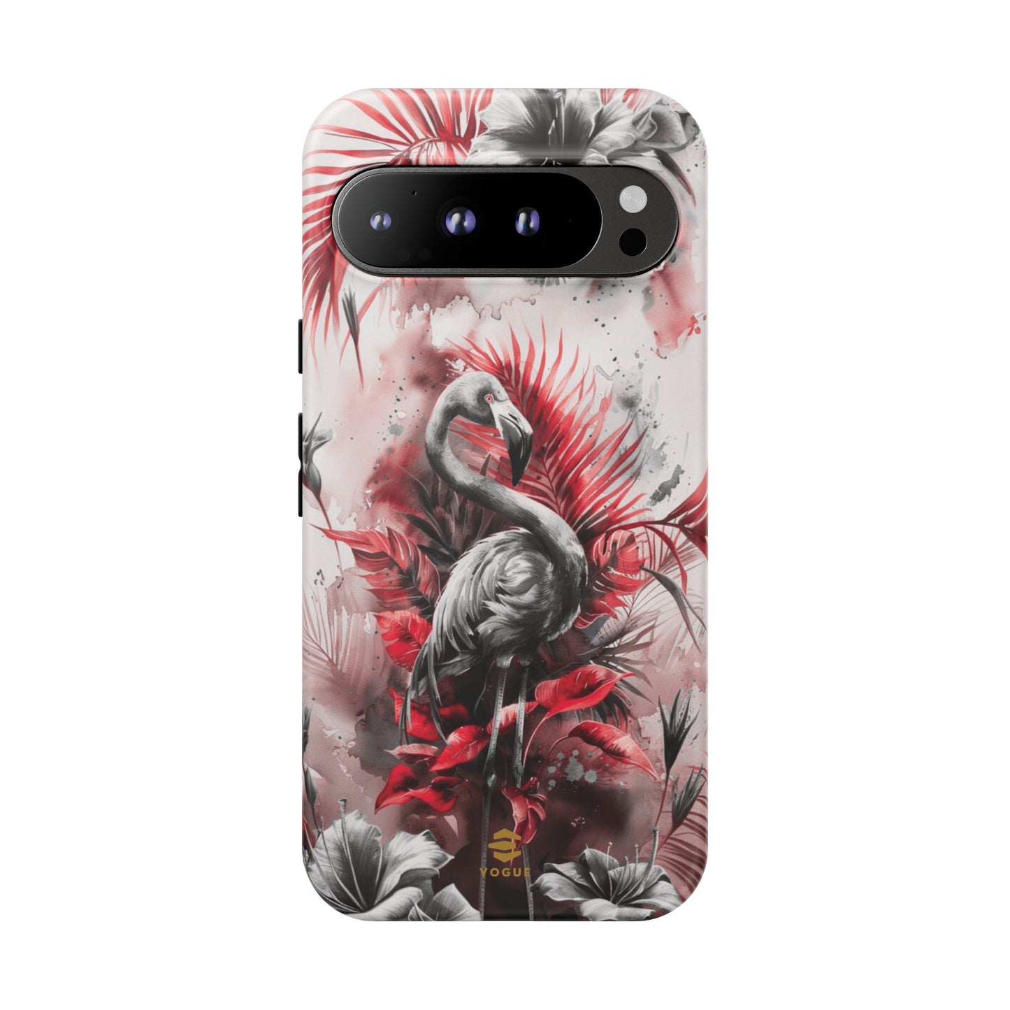 Flamingo Tropical Design Tough Phone Case Pixel