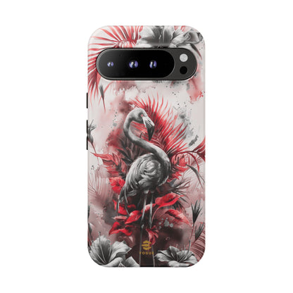 Flamingo Tropical Design Tough Phone Case Pixel
