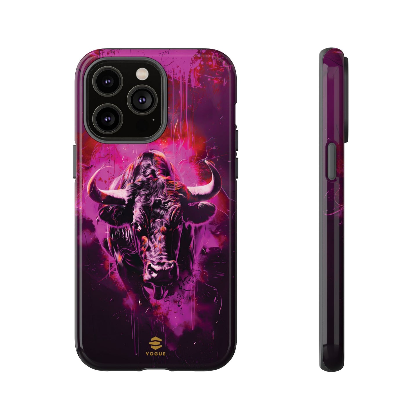 Bull Hot Pink iPhone Case