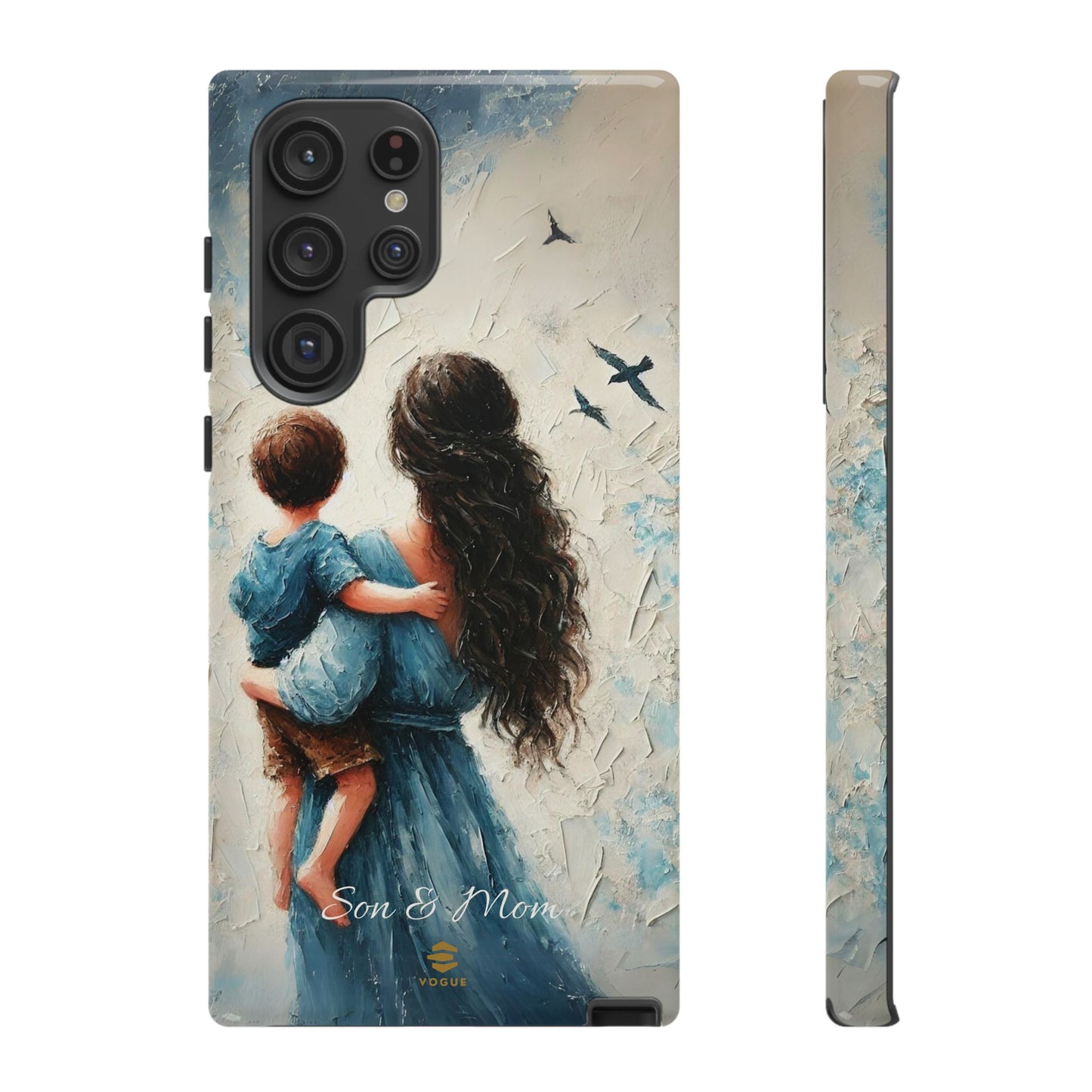 Custom Son & Mom Samsung Galaxy Tough Phone Case