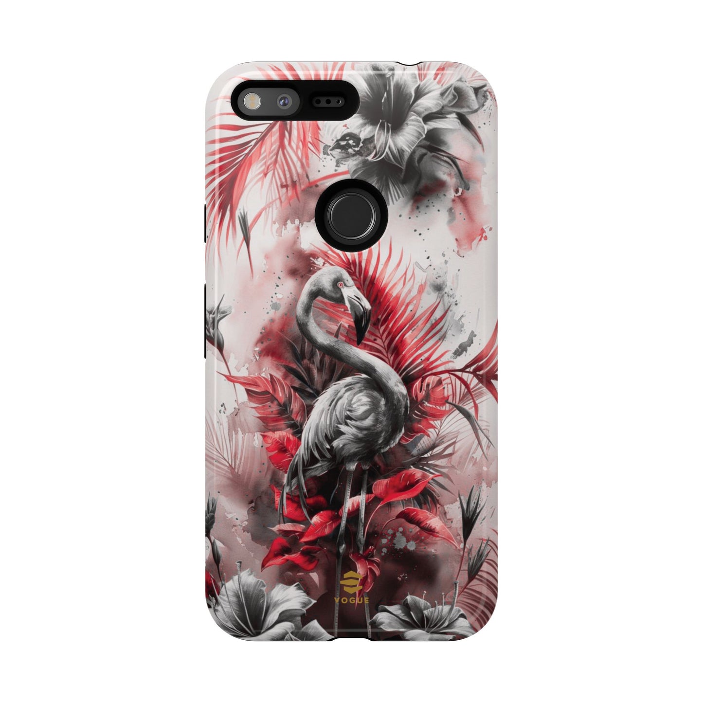Flamingo Tropical Design Tough Phone Case Pixel