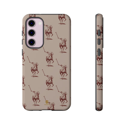 Polo Player Brown Samsung Case