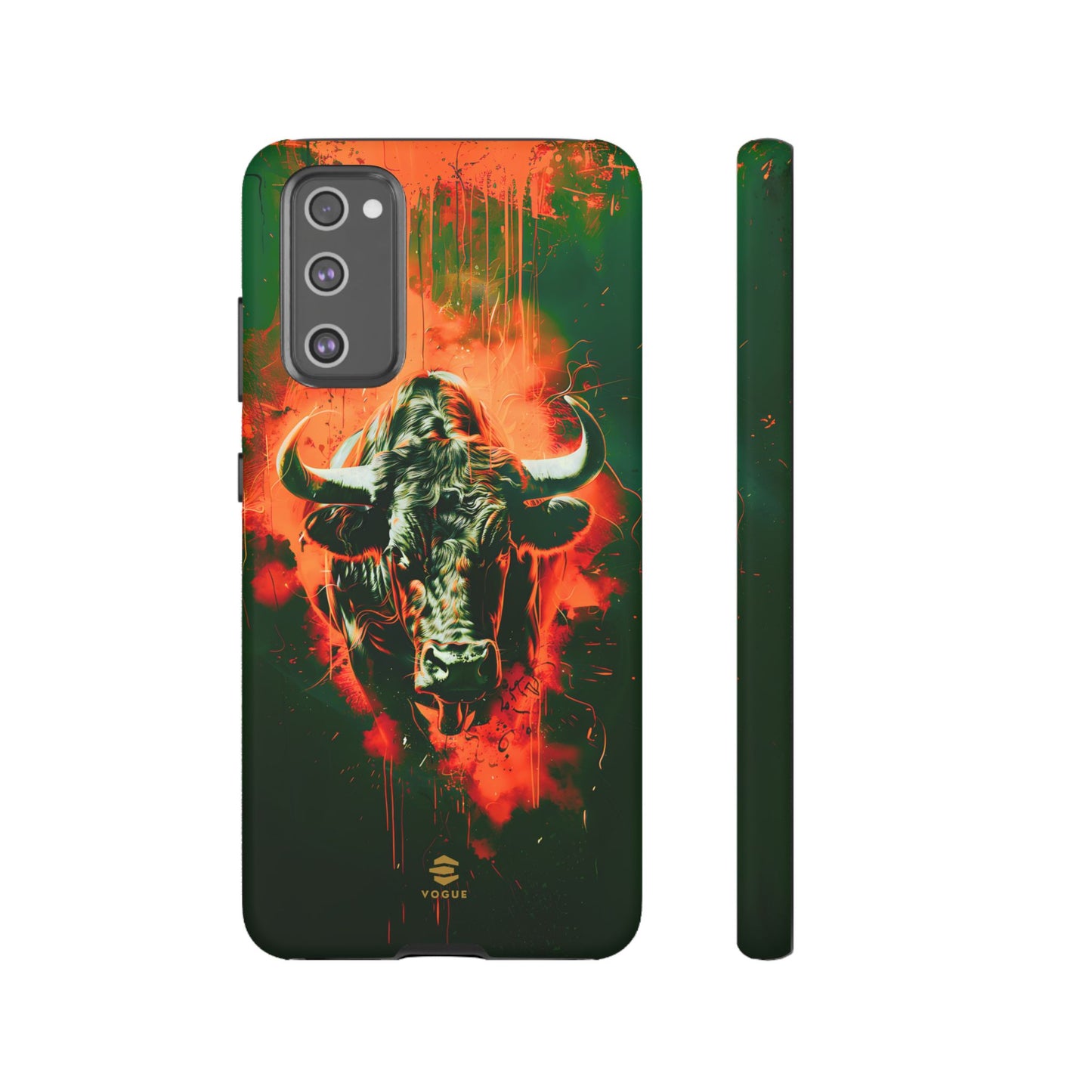 Green Bull Samsung Galaxy Tough Case