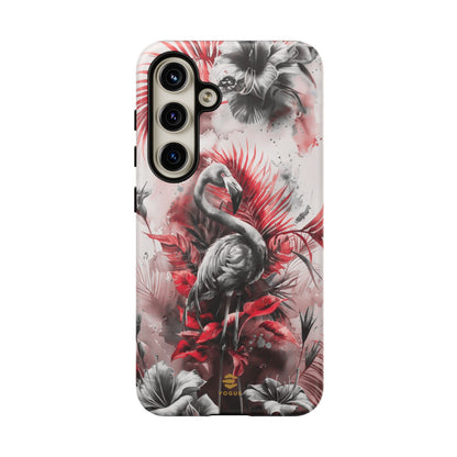 Flamingo Tropical Design Tough Phone Case Samsung
