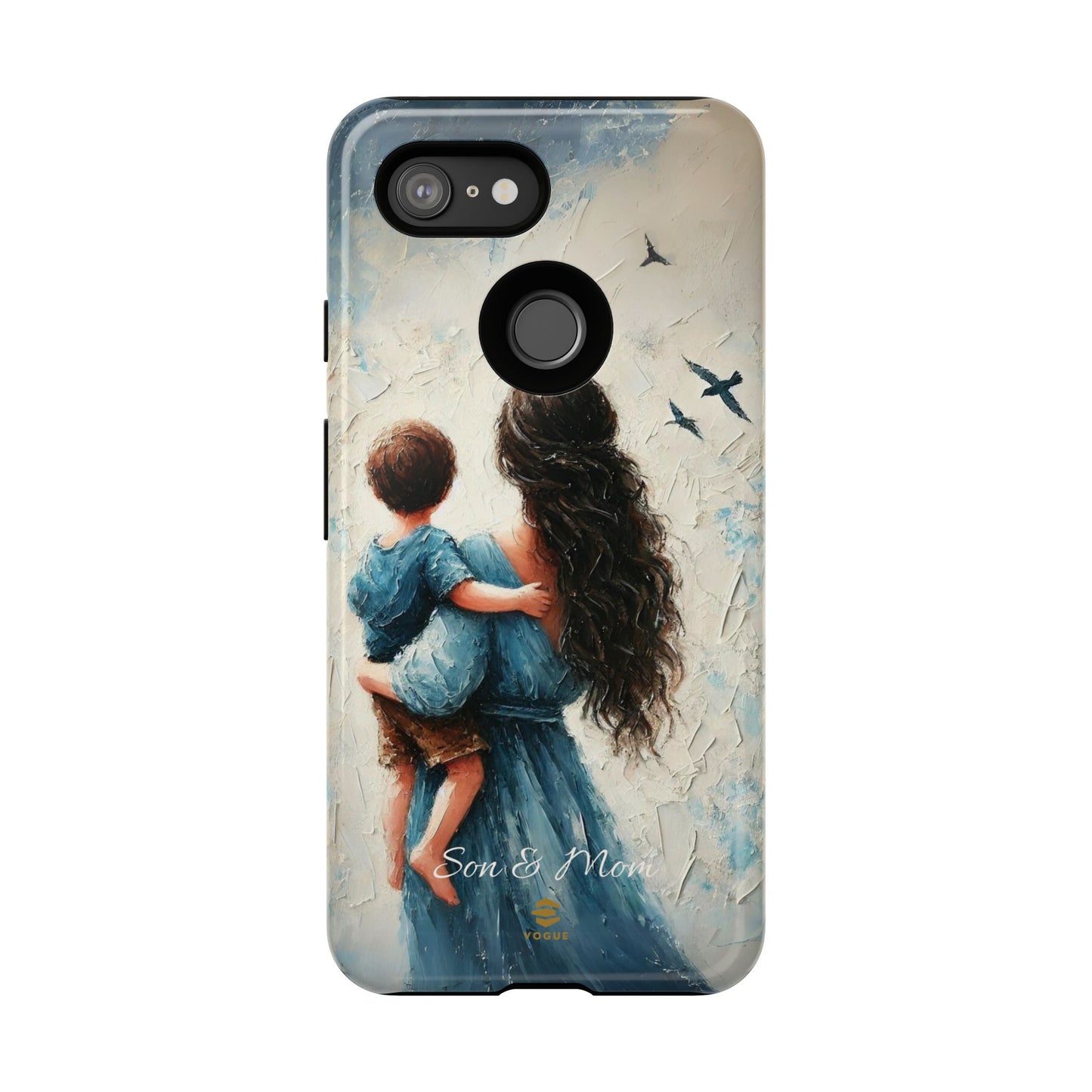 Custom Son & Mom Google Pixel Tough Phone Case