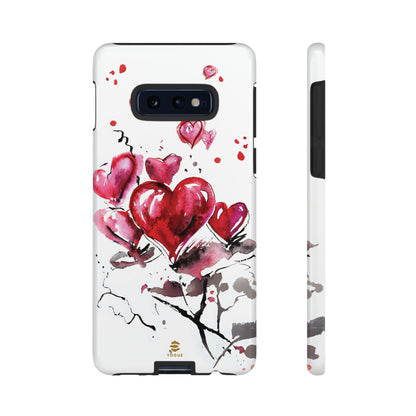 Abstract Hearts Art - Samsung  Phone Case, Love, Valentine's Day Gift for Her Protective tough cover