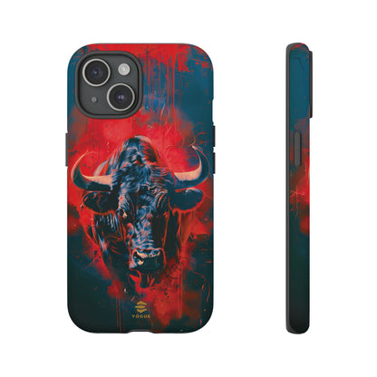 Bull Teal iPhone Case