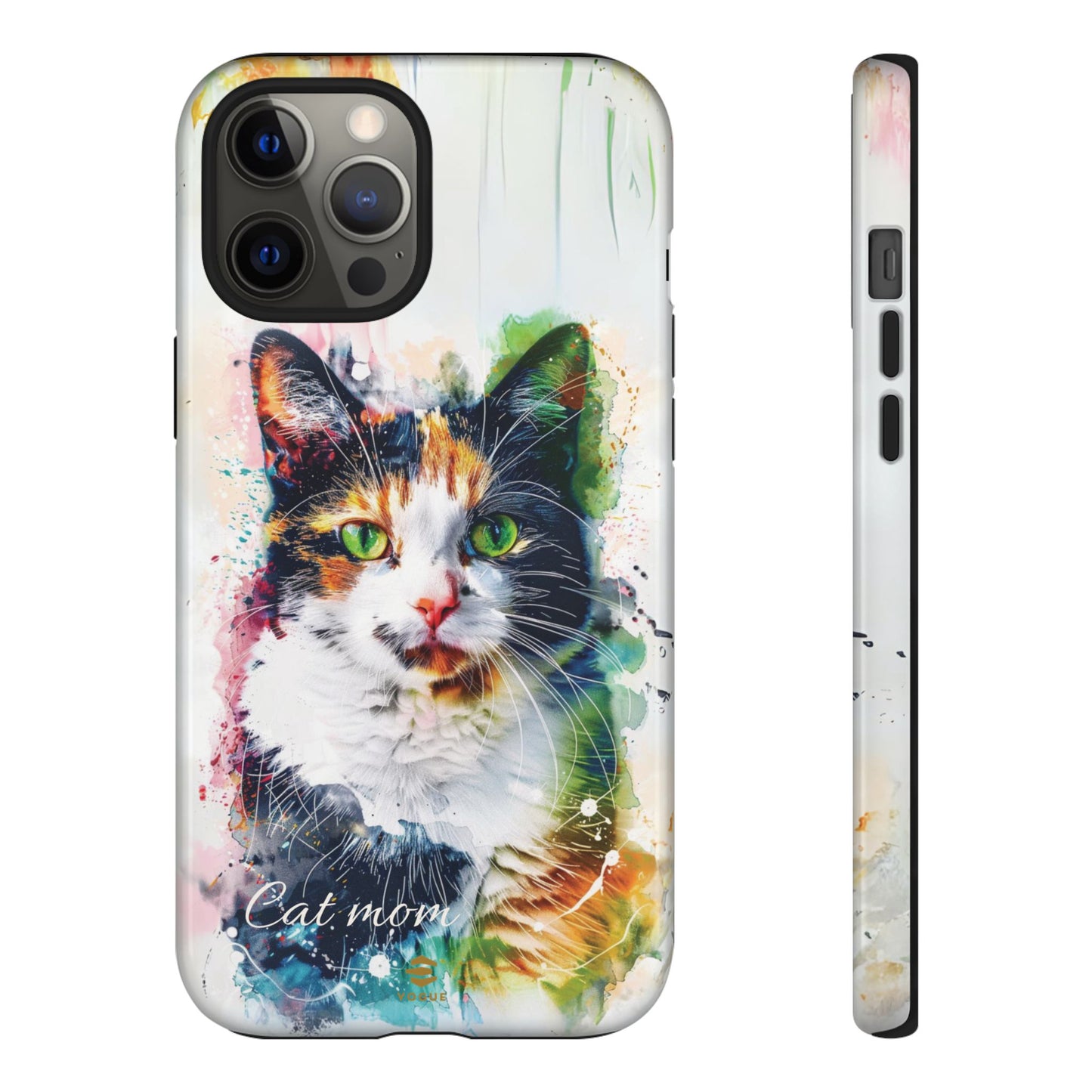 Custom Cat Mom iPhone Tough Case