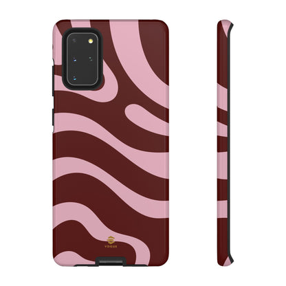 Maroon Ripple Samsung Galaxy Case