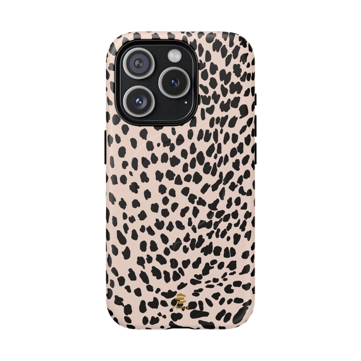 Beige Animal Print MagSafe iPhone Case