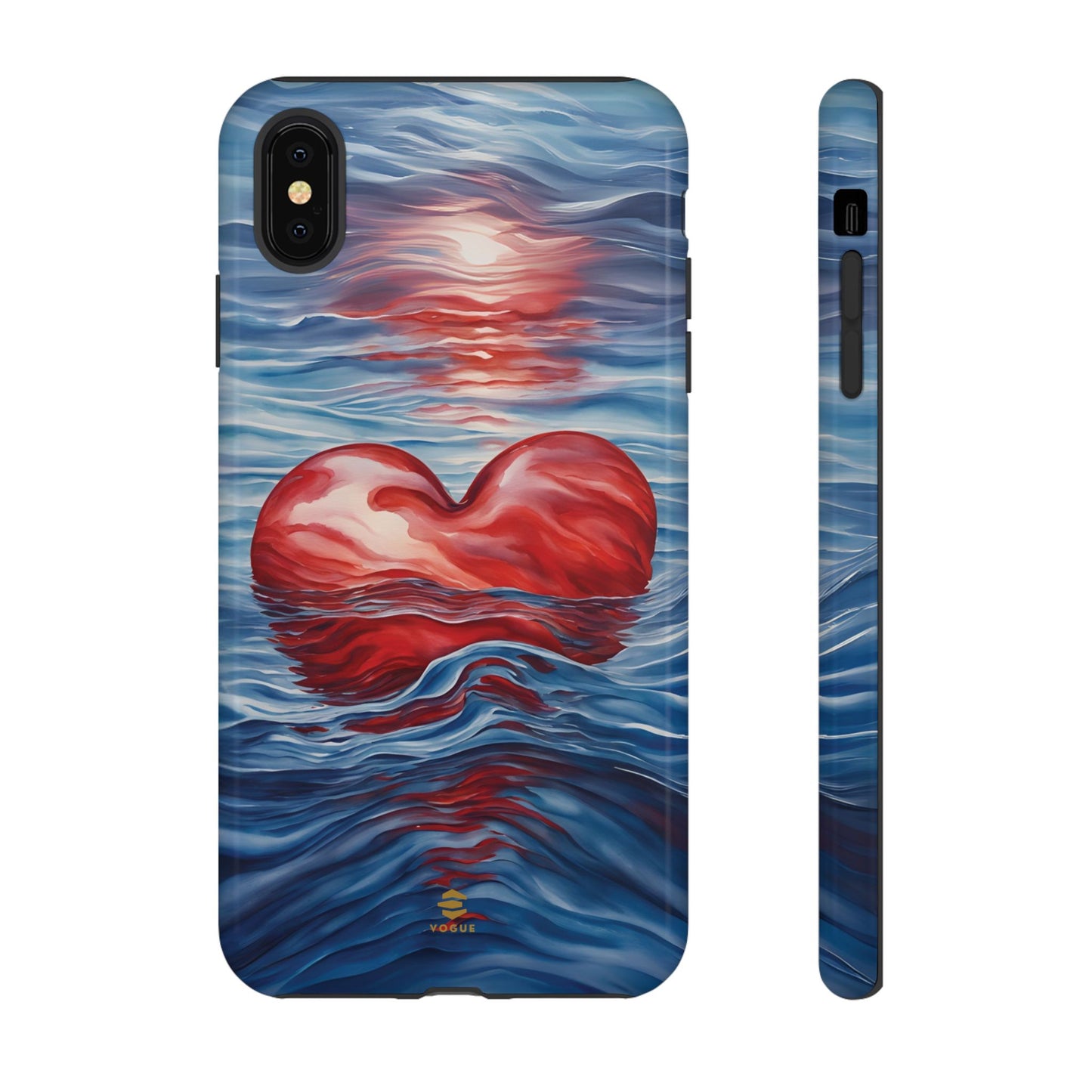 Deep Devotion Red Heart iPhone Tough Case Valentine's gift Protective Cover