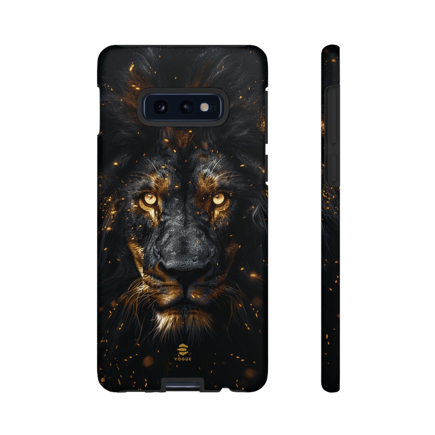 Funda para Samsung con diseño de león negro