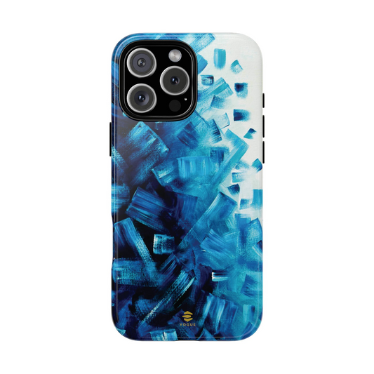 Ocean Wave iPhone Case Blue