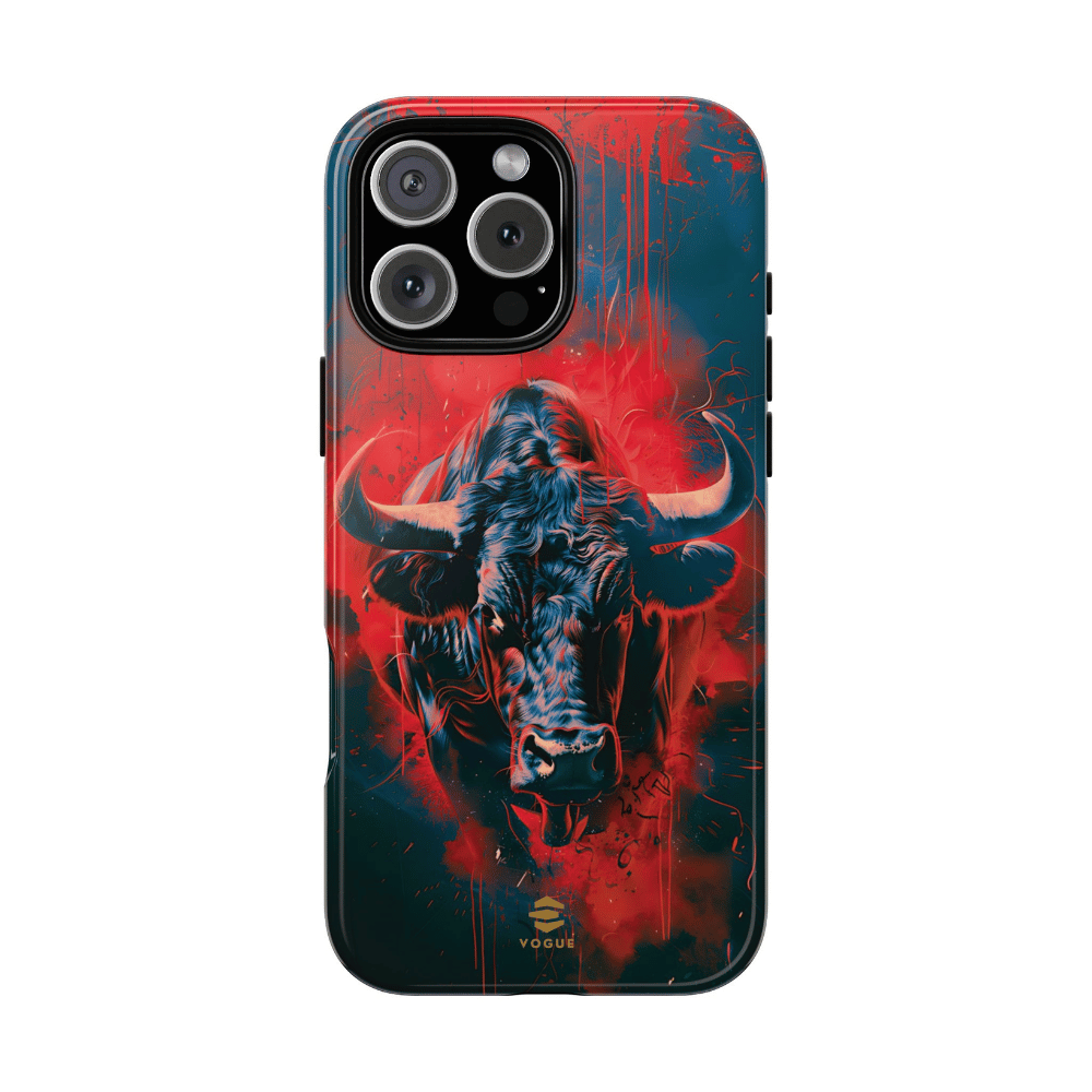 Bull Teal iPhone Case