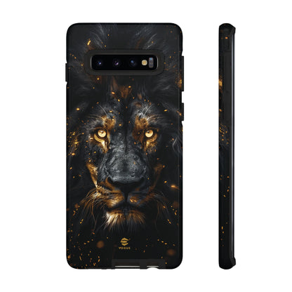 Funda para Samsung con diseño de león negro