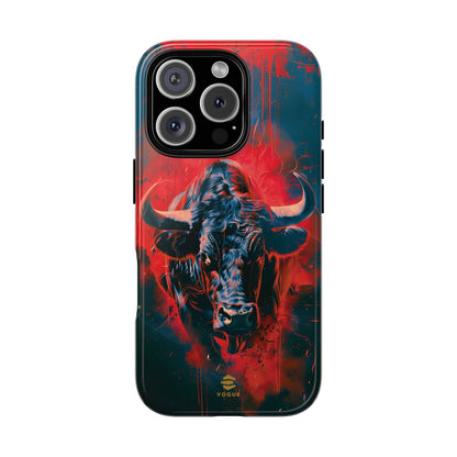 Bull Teal iPhone Case