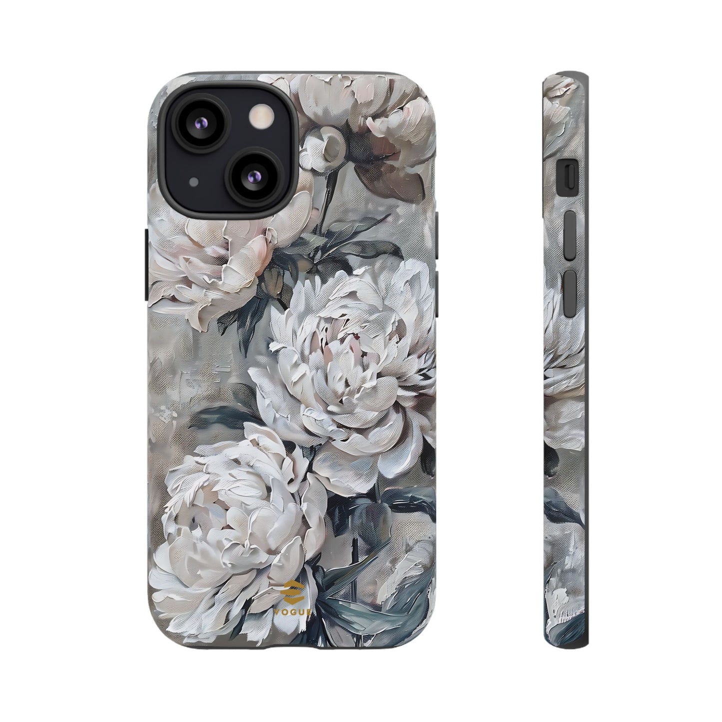 Funda para iPhone con pintura de peonías