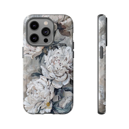 Funda para iPhone con pintura de peonías