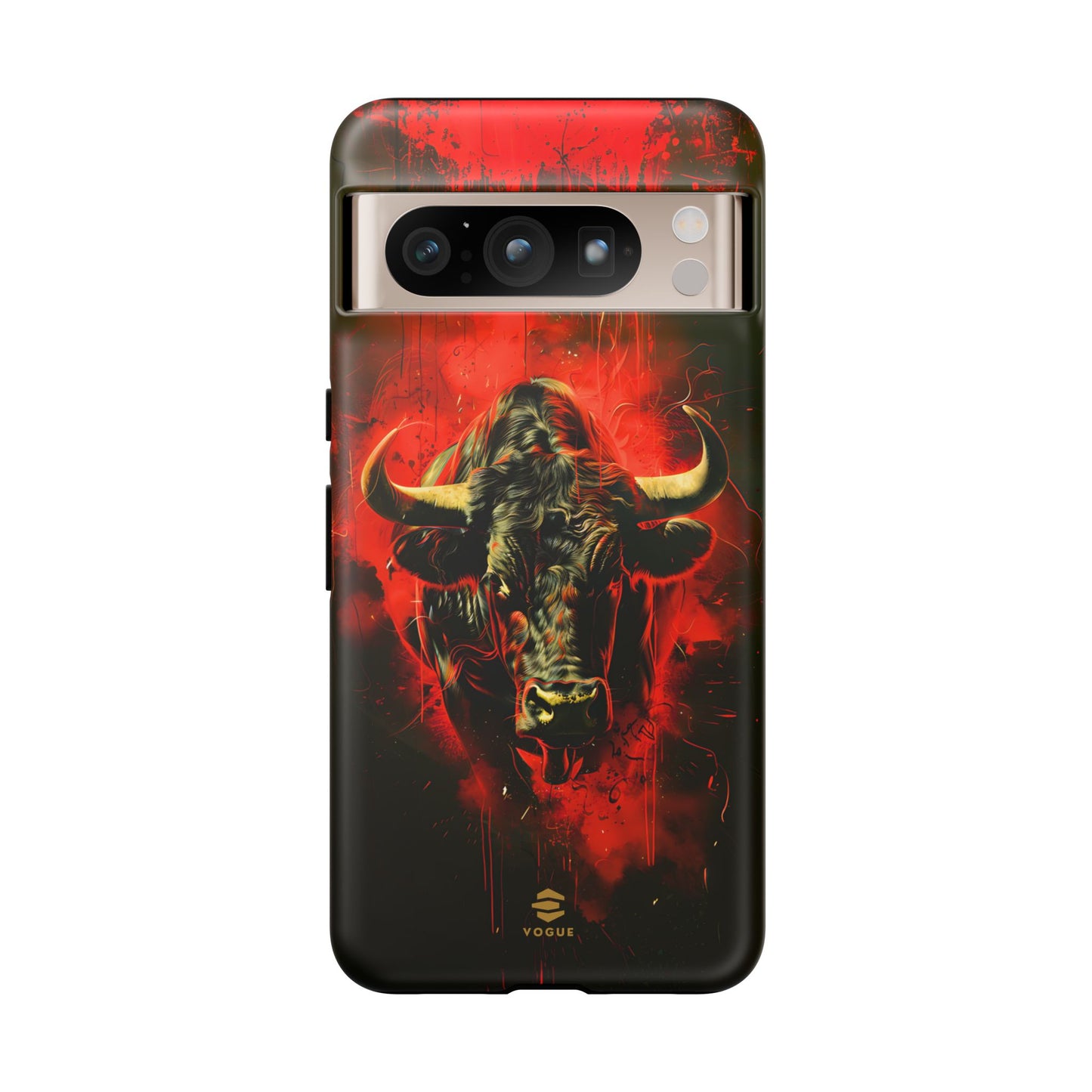 Bull Black Google Pixel Tough case