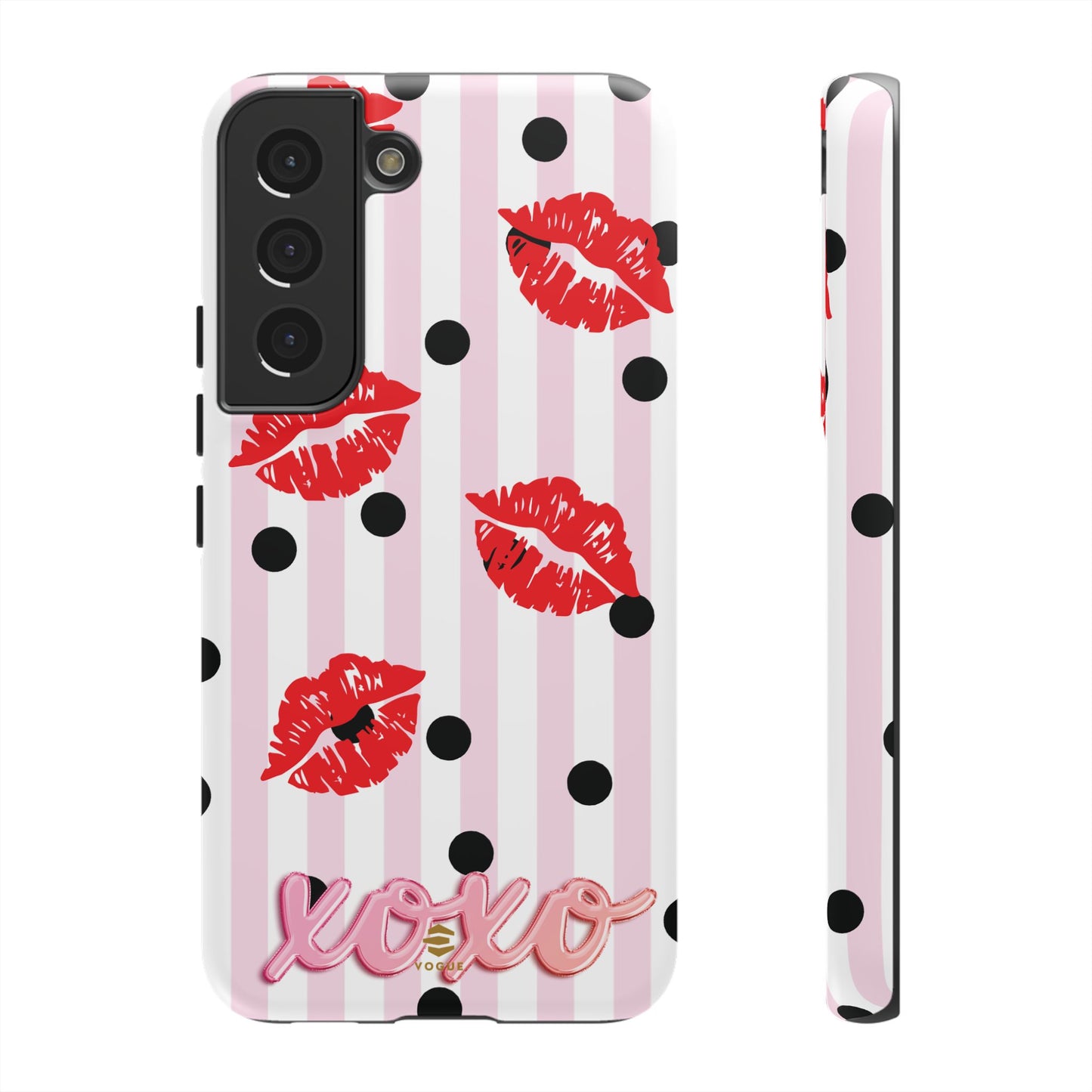 Berry Kiss Phone Case Valentine's day gift for her Samsung Galaxy Tough Case