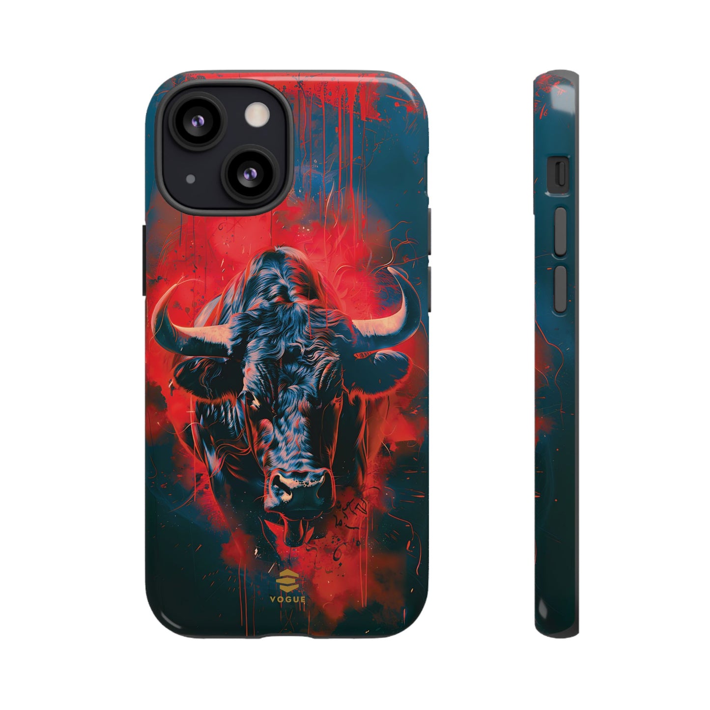 Bull Teal iPhone Case