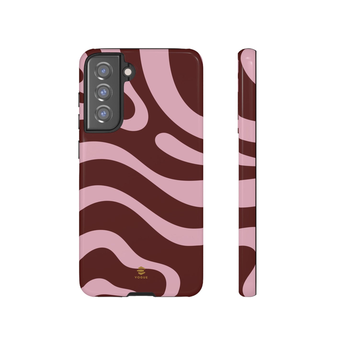 Maroon Ripple Samsung Galaxy Case