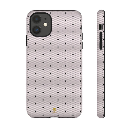 Funda para iPhone Allure con encaje color piel