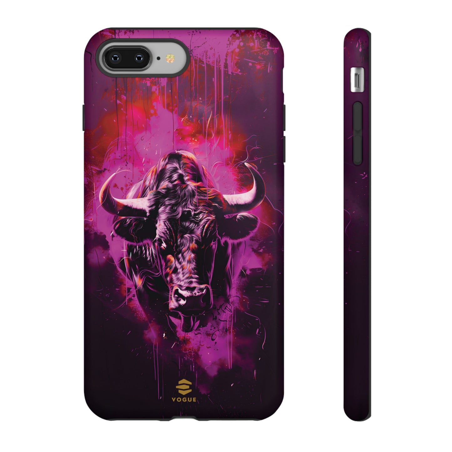 Bull Hot Pink iPhone Case